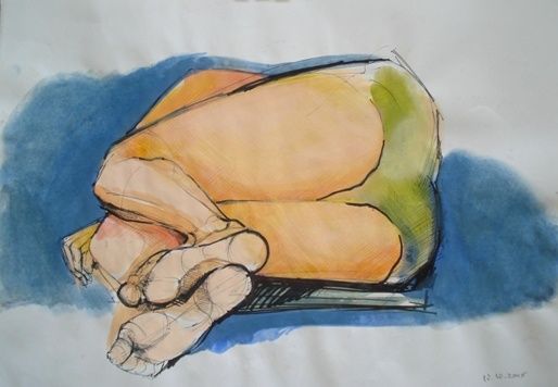 Malarstwo zatytułowany „sleep” autorstwa Simona Timofei, Oryginalna praca