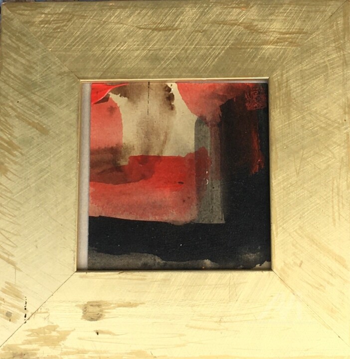 Peinture intitulée "vision 2" par Simone Cros-Morea, Œuvre d'art originale, Encre