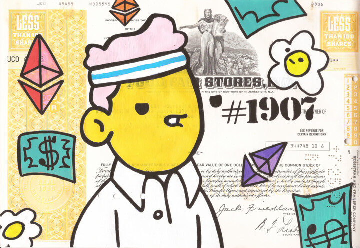 "Doodles VS Stock Ce…" başlıklı Tablo Simone De Rosa tarafından, Orijinal sanat, Akrilik