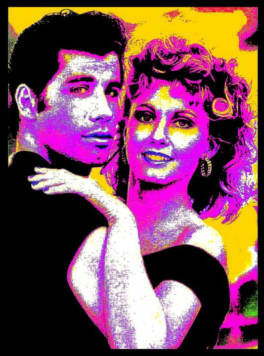 Digital Arts titled "GREASE" by Simone Lazzarini, Original Artwork, Digital Print