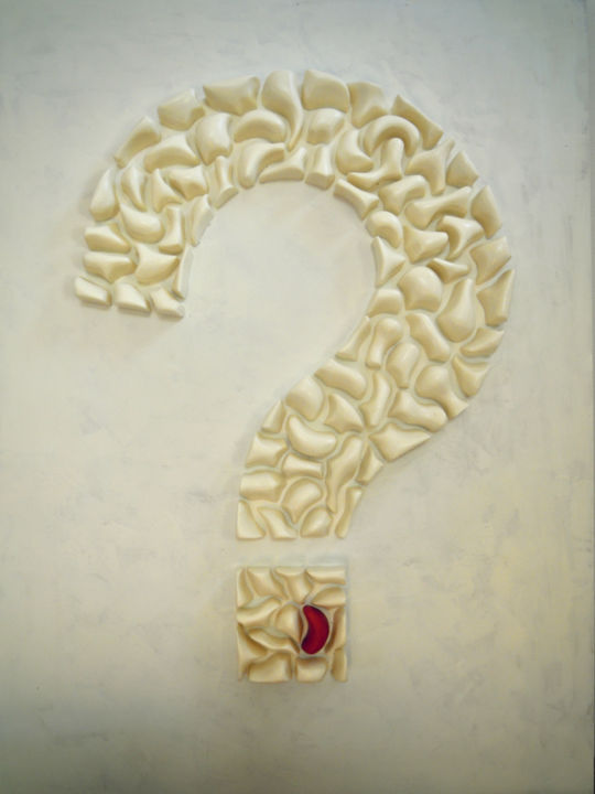 Sculpture titled "Why different ?" by Simone Parri, Original Artwork, Wood