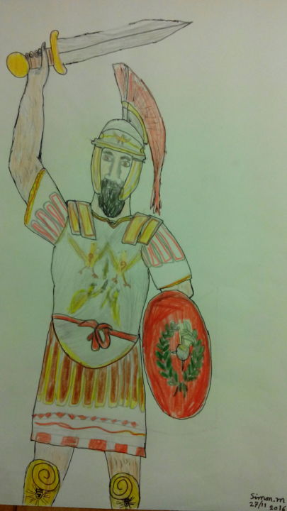 Painting titled "simon-art-ancient-w…" by Simonius Art, Original Art,