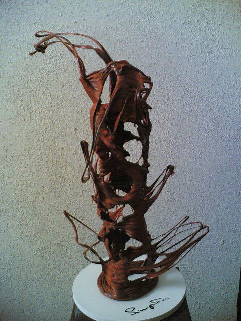 Sculpture titled "ALIEN" by Simonpietro. Simonpeter., Original Artwork, Plastic