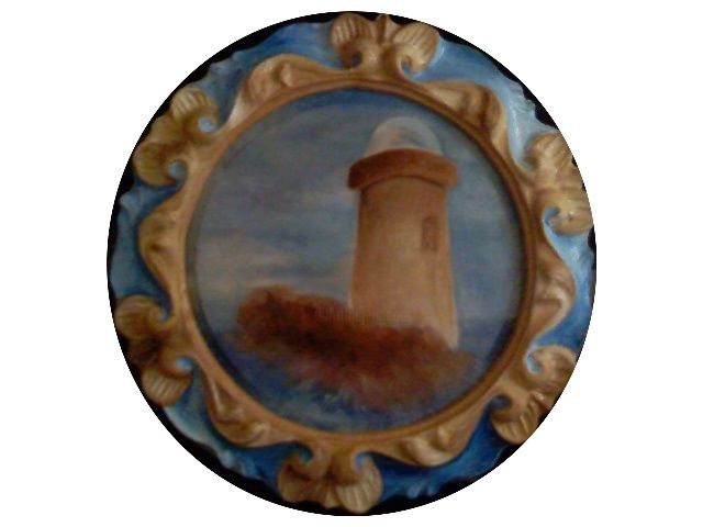 Pittura intitolato "Faro" da Simotea, Opera d'arte originale, Olio