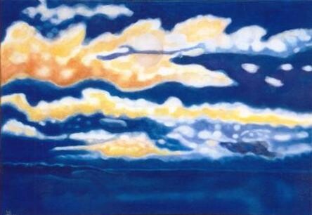 Peinture intitulée "la mer se repose ..…" par Sigrun Neumann (Sineu), Œuvre d'art originale, Acrylique