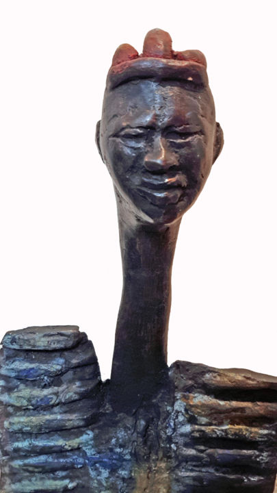 Sculpture intitulée "Sans titre 1" par Sinkié., Œuvre d'art originale, Coulage