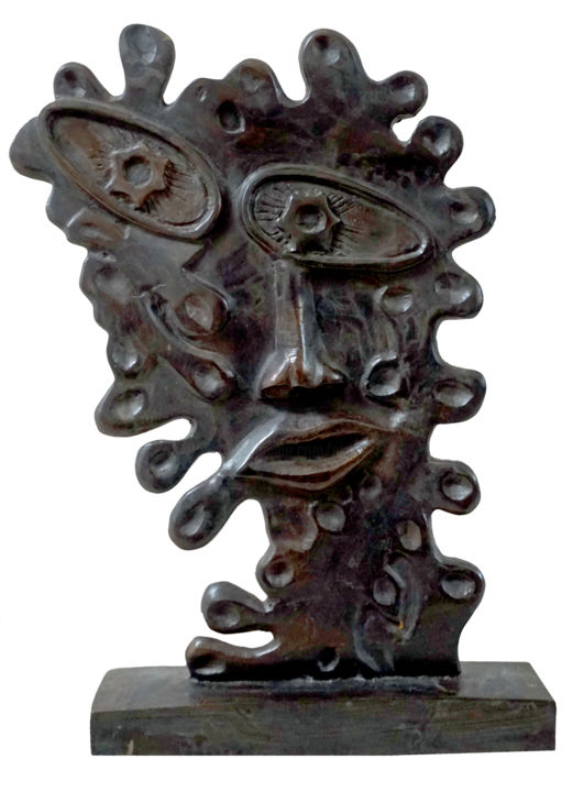 Sculpture intitulée "Yenda (Elle en lang…" par Sinkié., Œuvre d'art originale, Bronze