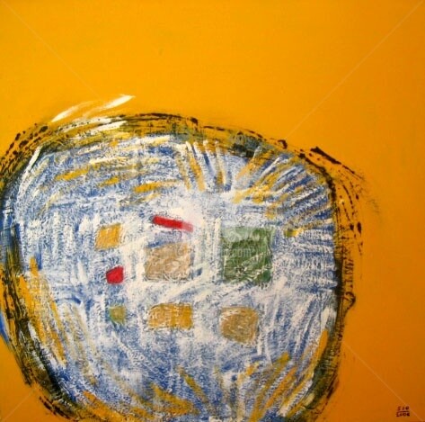 Картина под названием "Celebration" - Sio Montera, Подлинное произведение искусства