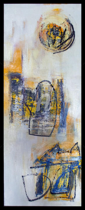 Painting titled "Gateways, Gatekeepe…" by Sio Montera, Original Artwork, Acrylic