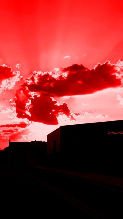 Fotografie getiteld "Red" door Tarsis Bernardo, Origineel Kunstwerk, Digitale fotografie