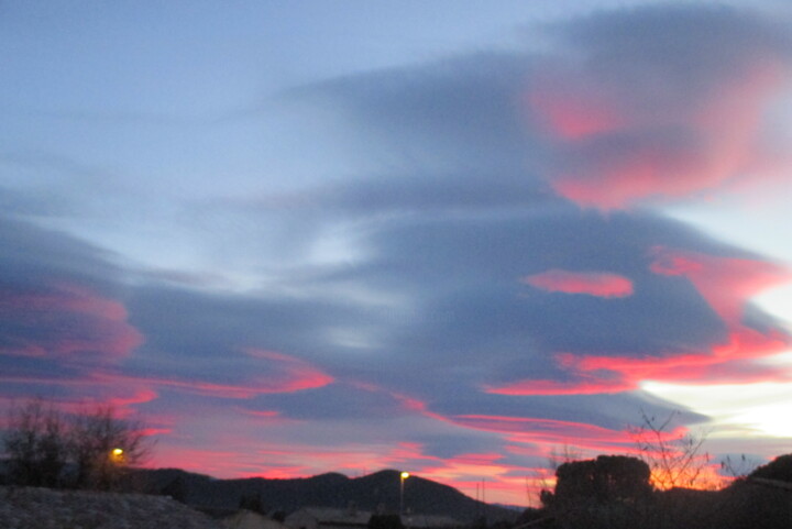 Photographie intitulée "Amazing sunset" par Sista Christ'Elle, Œuvre d'art originale, Photographie non manipulée