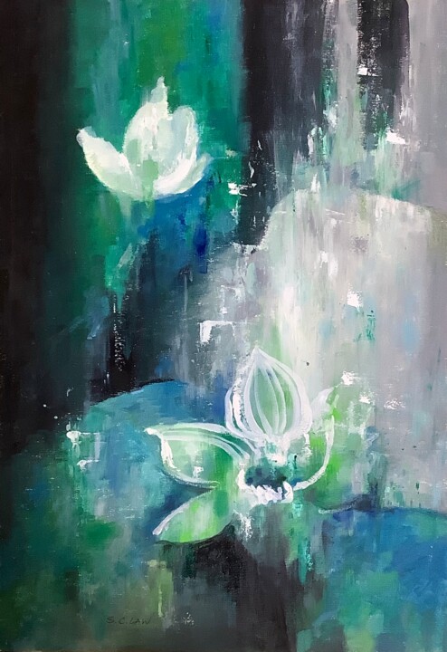 Painting titled "Chimera" by Siu Chong Law, Original Artwork, Oil