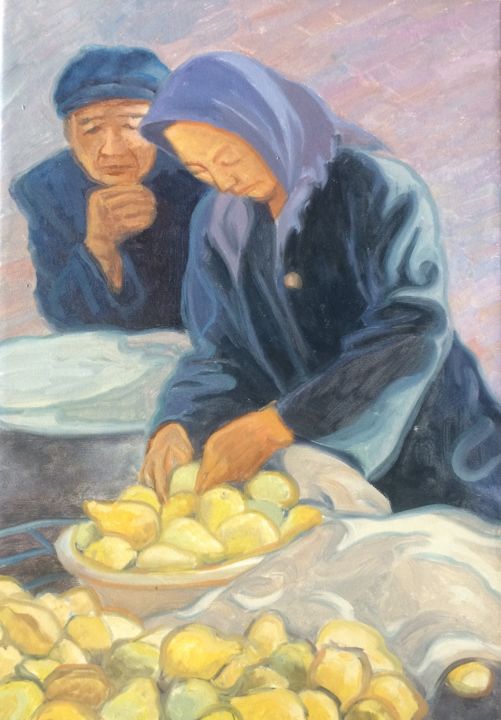 Painting titled "img-5652.jpg" by Siyu Sun, Original Artwork, Oil