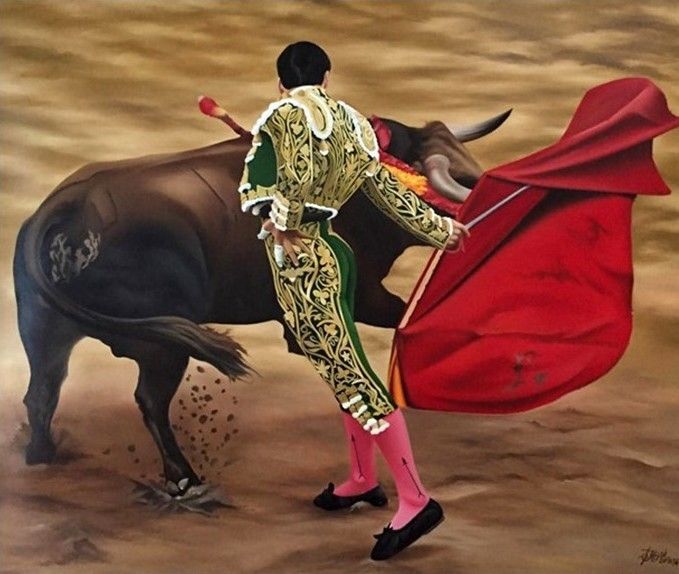 Pintura titulada "de-largo.jpg" por José Osorio, Obra de arte original, Oleo