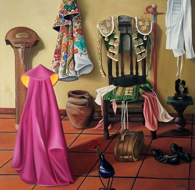 Pintura titulada "un-clavel-para-el-m…" por José Osorio, Obra de arte original, Oleo