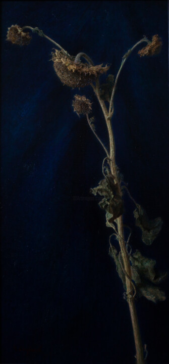 Картина под названием ""Подсолнух"" - Igor Skorikov, Подлинное произведение искусства, Масло