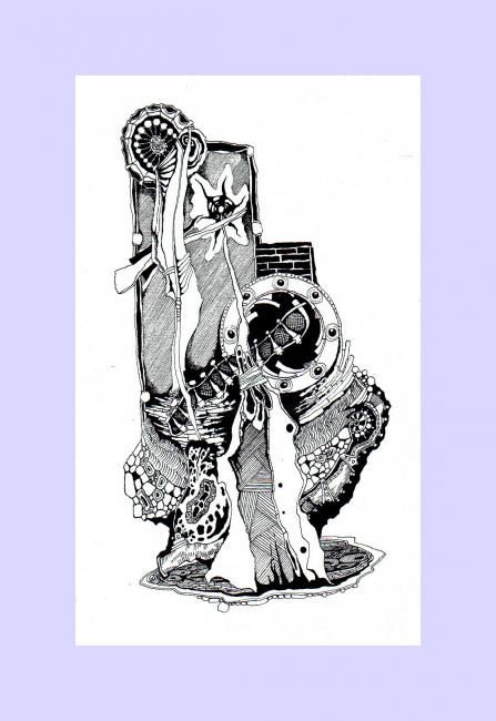 без названия - Drawing, 30x20 cm ©2012 by S.ky -
art