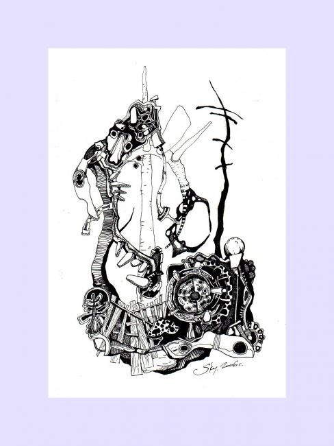 без названия - Drawing, 30x20 cm ©2012 by S.ky -