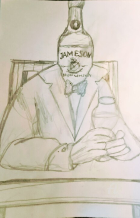 Rysunek zatytułowany „MR. Jameson” autorstwa Skylor Timeless, Oryginalna praca, Ołówek