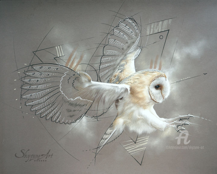 Rysunek zatytułowany „ELAPHROS” autorstwa Skyzune Art, Oryginalna praca, Pastel