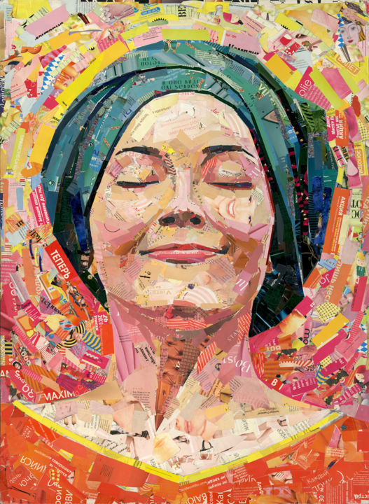 Collages titled "harmony" by Slava Zaitsev, Original Artwork, Collages