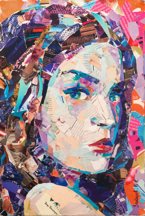 Collages titled "eva" by Slava Zaitsev, Original Artwork, Collages