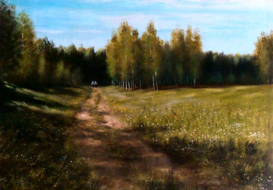 Painting titled "Середина лета" by Slavak, Original Artwork