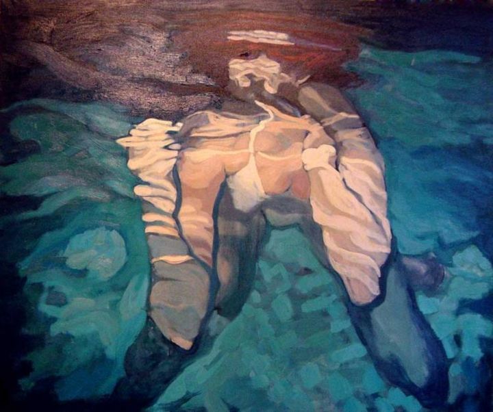 Painting titled "Body 3" by Slavica Markovic Vukadinovic, Original Artwork