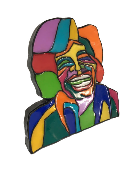 Sculpture titled "JAMES" by Sophie Chevallier Lavilliers, Original Art, Resin