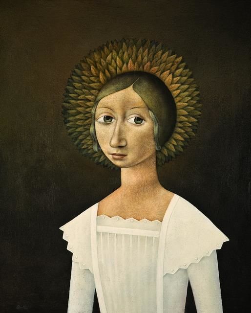 Painting titled "Seasone bride II" by Slavko Krunic, Original Artwork