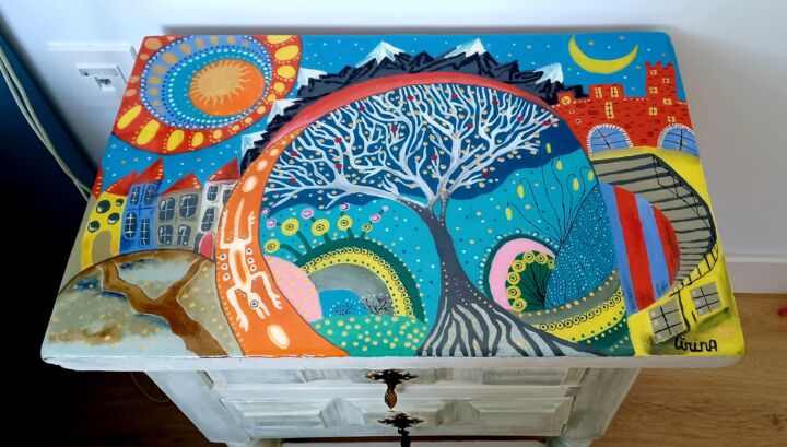 Design getiteld "The tree of Life. B…" door Irina Ibragimova, Origineel Kunstwerk, Meubilair