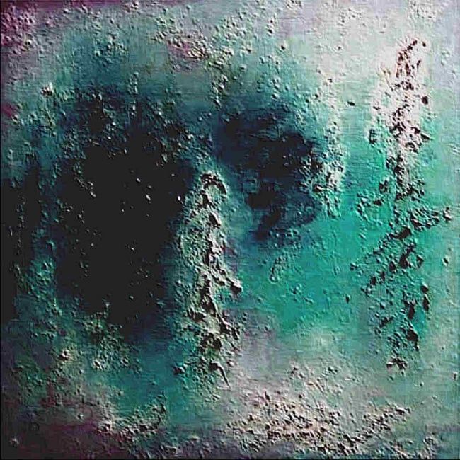 Painting titled "deep sea II" by Dragica Micki Fortuna, Original Artwork, Other