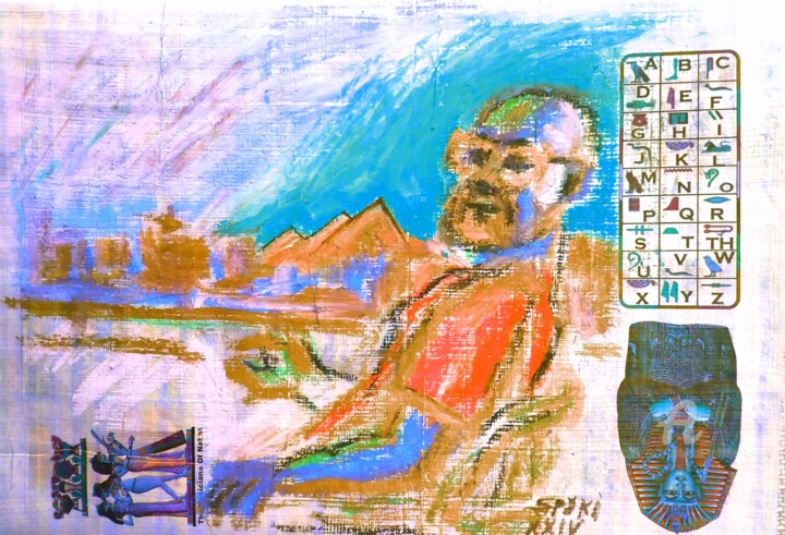 Peinture intitulée "Pres du plateau de…" par Slobodan Spasojevic (Spaki), Œuvre d'art originale, Pastel