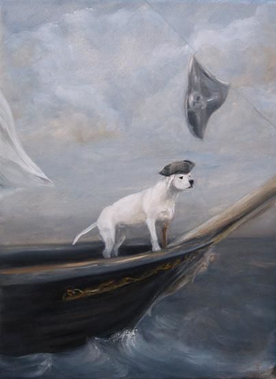 Pintura intitulada "Captain Jack" por Sm Violano, Obras de arte originais