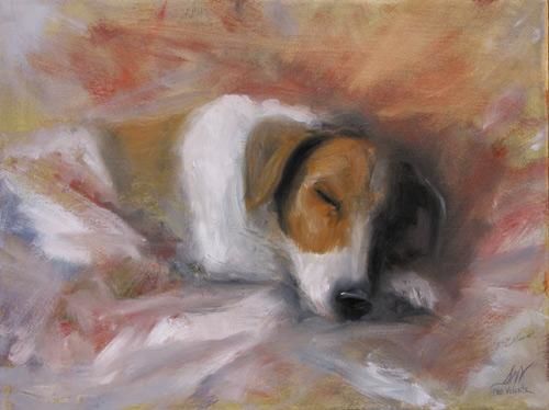 Картина под названием "To Sleep Perchance…" - Sm Violano, Подлинное произведение искусства
