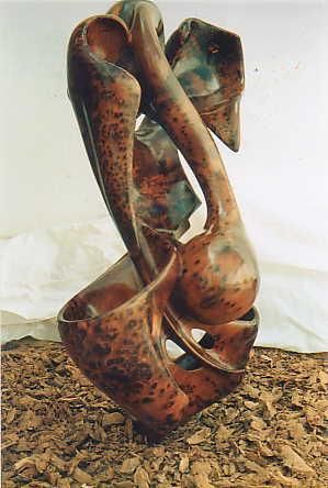 Sculpture intitulée "Le distant" par Smarrai Anouar, Œuvre d'art originale