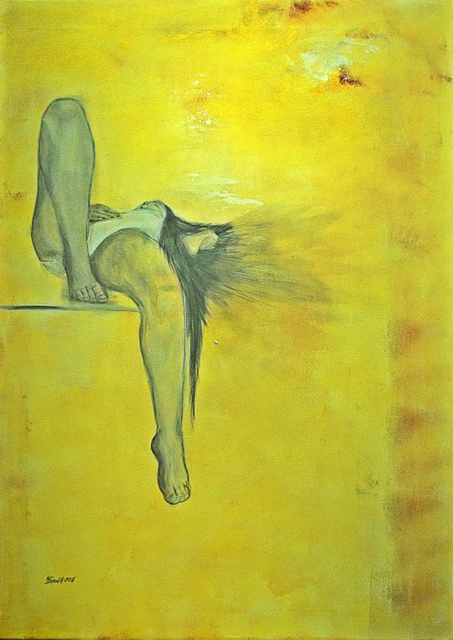 Malarstwo zatytułowany „Relaxation” autorstwa Maga, Oryginalna praca, Akryl