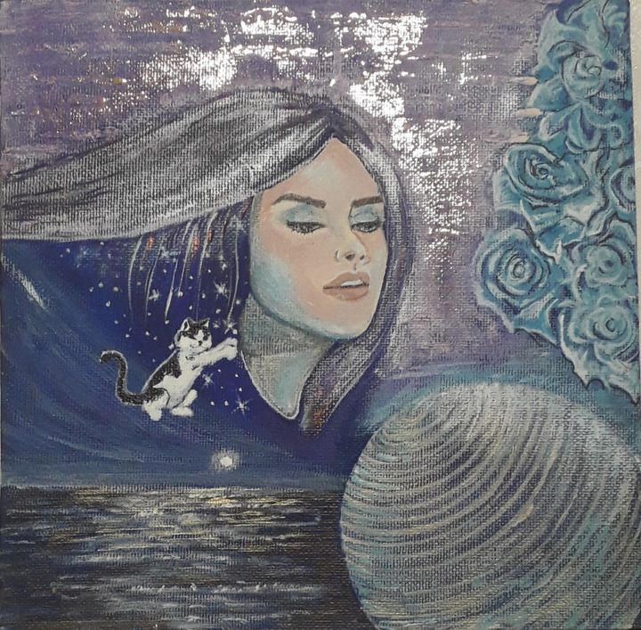 "Dream" başlıklı Tablo Snezana Drincic tarafından, Orijinal sanat, Akrilik