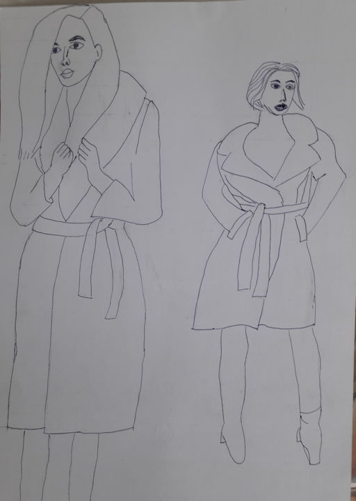 Drawing titled "20181208-121734.jpg" by Snezana Sucurovic, Original Art,
