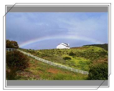 Photographie intitulée "Murieta Rainbow" par Dean Kirkland, Œuvre d'art originale