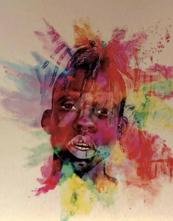 Arts numériques intitulée "Youth break" par So Aguessy Raboteur, Œuvre d'art originale,