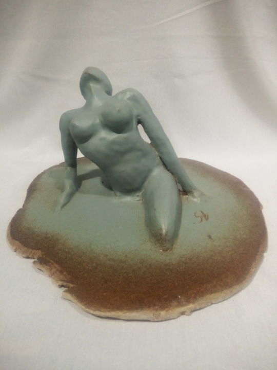 Rzeźba zatytułowany „Extase” autorstwa Sue, Oryginalna praca, Glina