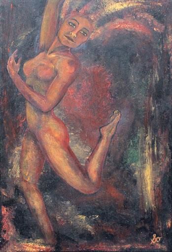 Painting titled "Et si on dansait" by So, Original Artwork