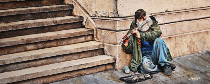 Pintura titulada "New York #37" por Sócrates Rízquez, Obra de arte original, Esmalte Montado en Bastidor de camilla de madera