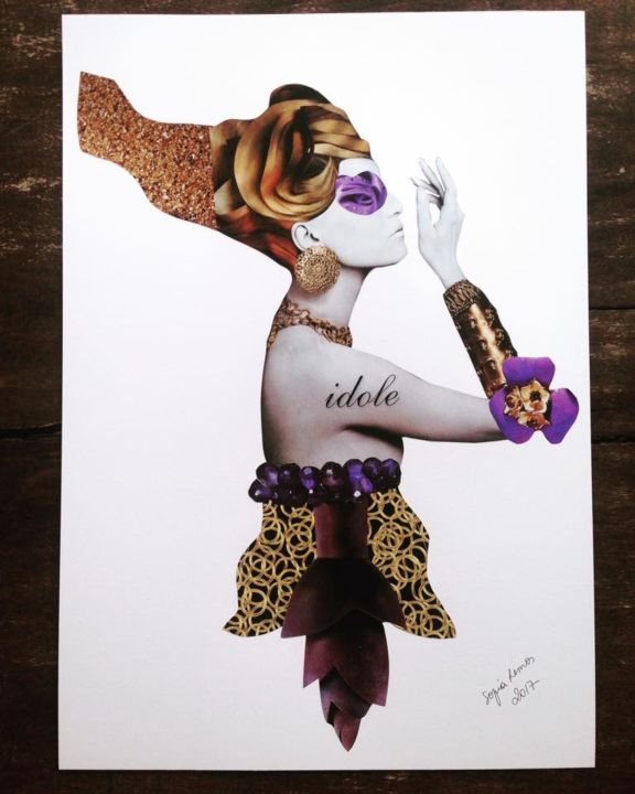 "violeta-grega.jpg" başlıklı Baskıresim Sofia Lemos tarafından, Orijinal sanat, Diğer