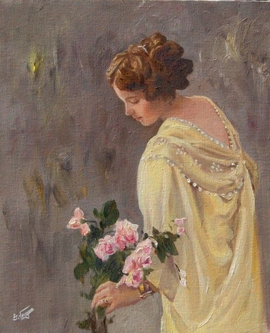 Painting titled "La mujer elegante c…" by Sofia Vergara, Original Artwork