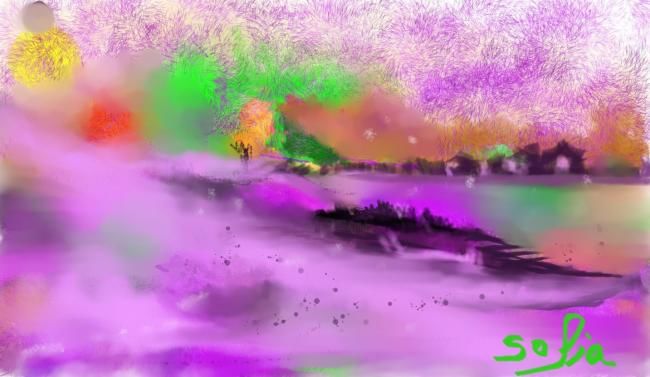 Digital Arts titled "Mirage" by Sofiaa, Original Artwork