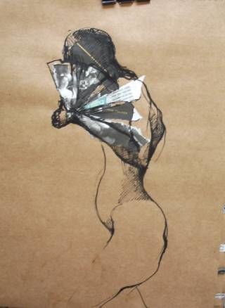 「desnudo」というタイトルの絵画 Sofia Moreno Uriburuによって, オリジナルのアートワーク