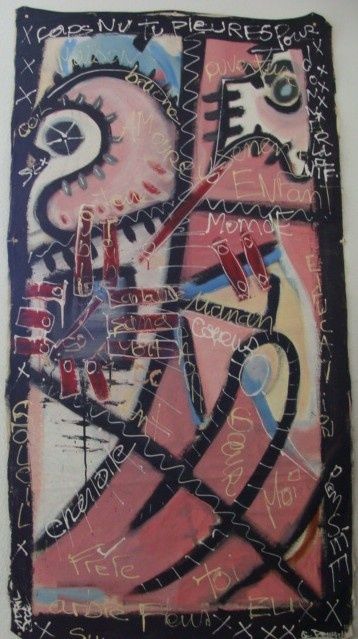 Peinture intitulée "Esprit" par 76, Œuvre d'art originale,