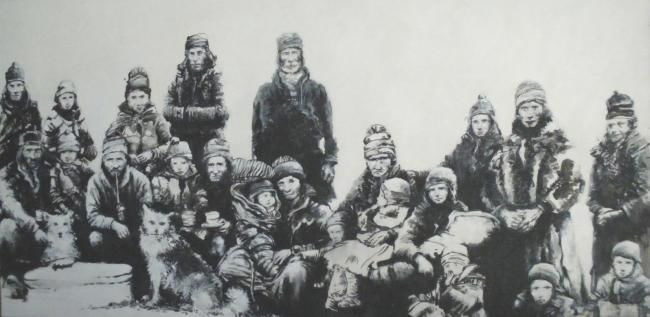 제목이 "Saami, 1900"인 그림 Sojo로, 원작